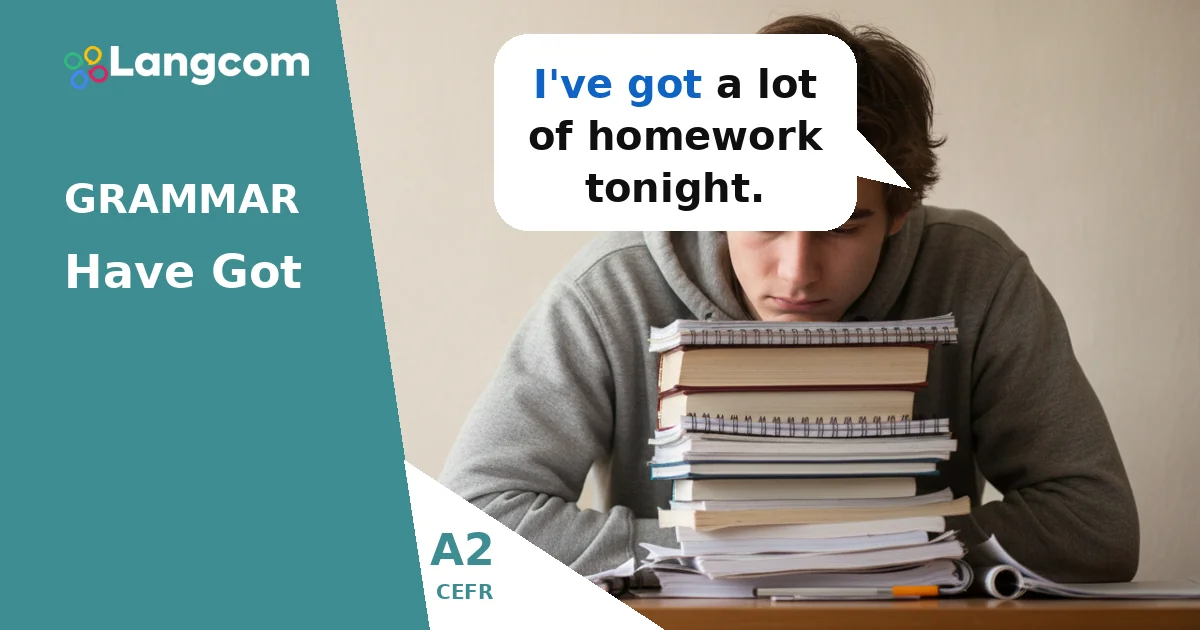 Master Have Got: A2 English Grammar for Possession — A2 English grammar lesson by Langcom