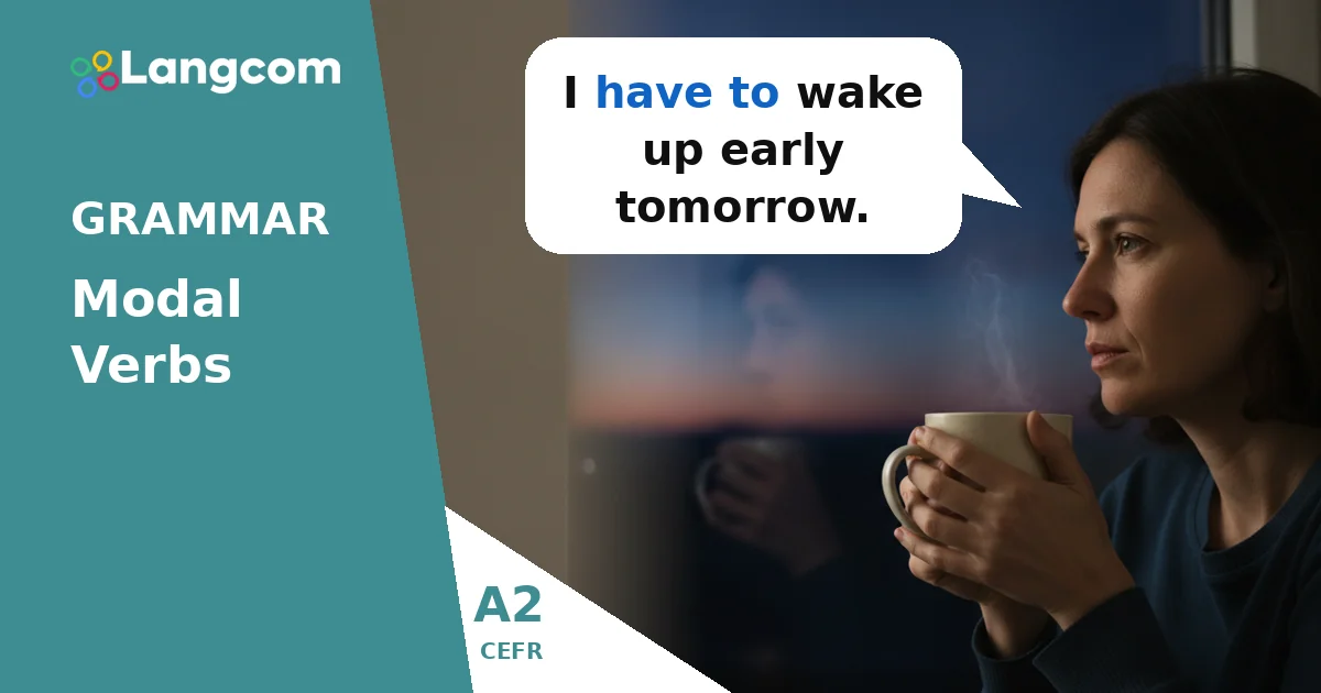 Learn "Have to" and "Don't Have to" (A2 English Grammar) — A2 English grammar lesson by Langcom
